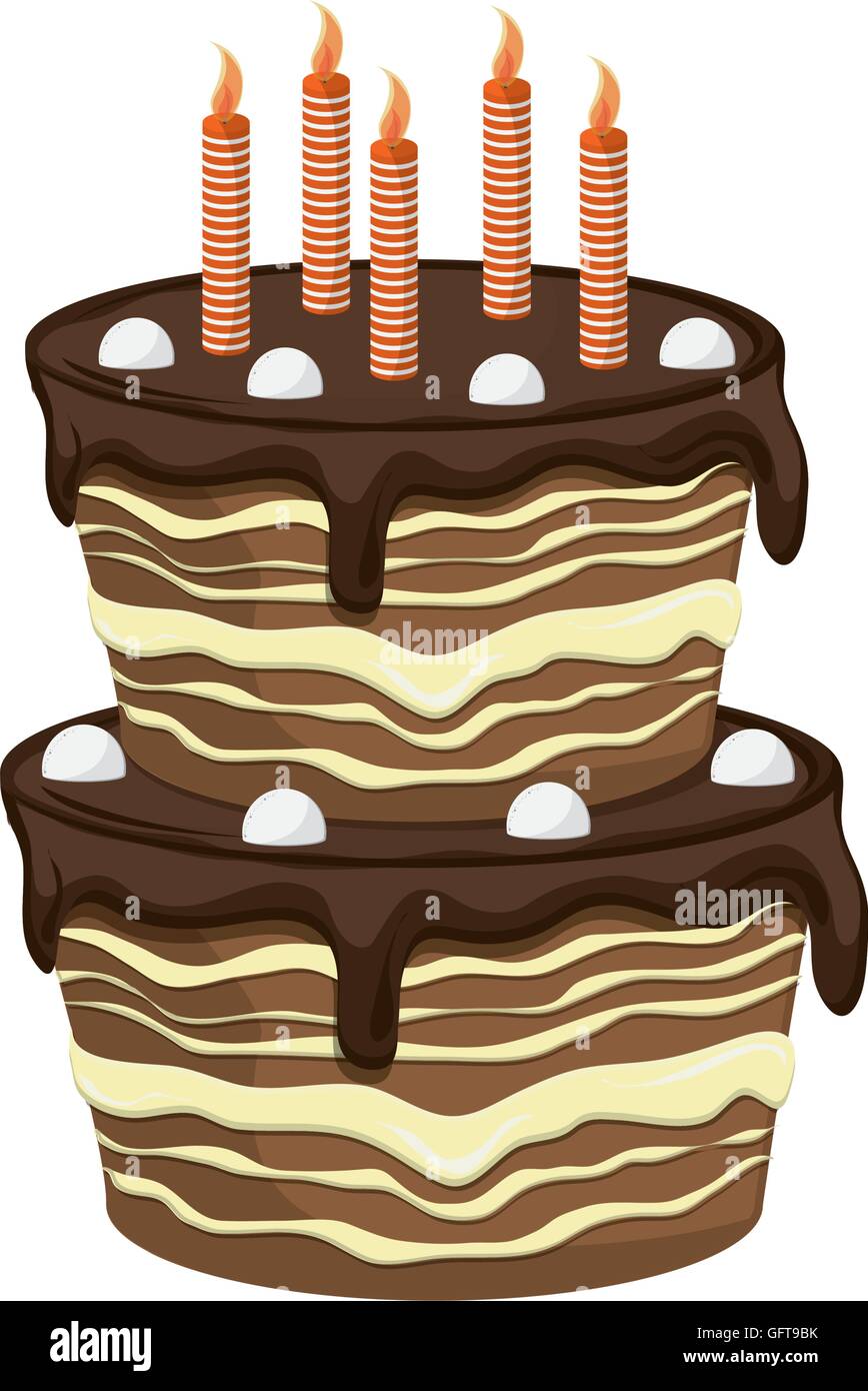 birthday cake icon Stock Vector Image & Art - Alamy