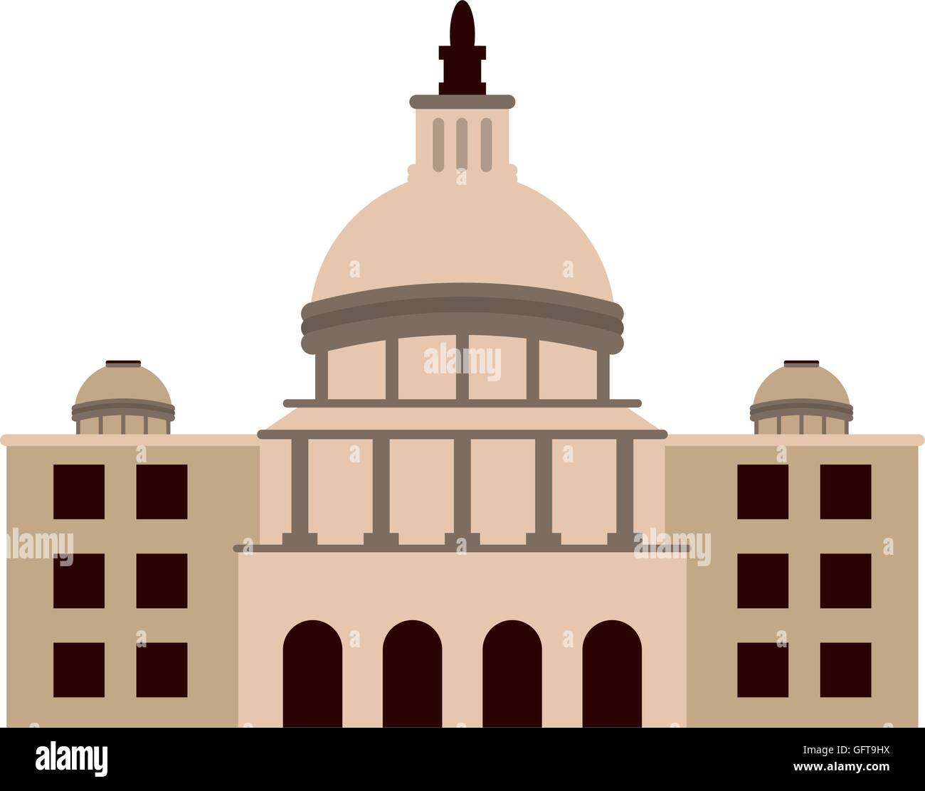 retro building icon Stock Vector Image & Art - Alamy