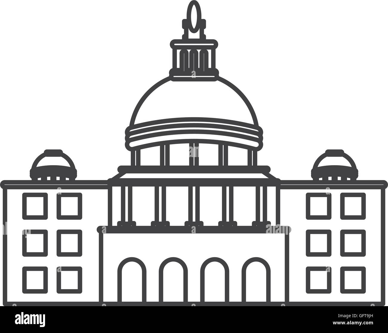 retro building icon Stock Vector Image & Art - Alamy