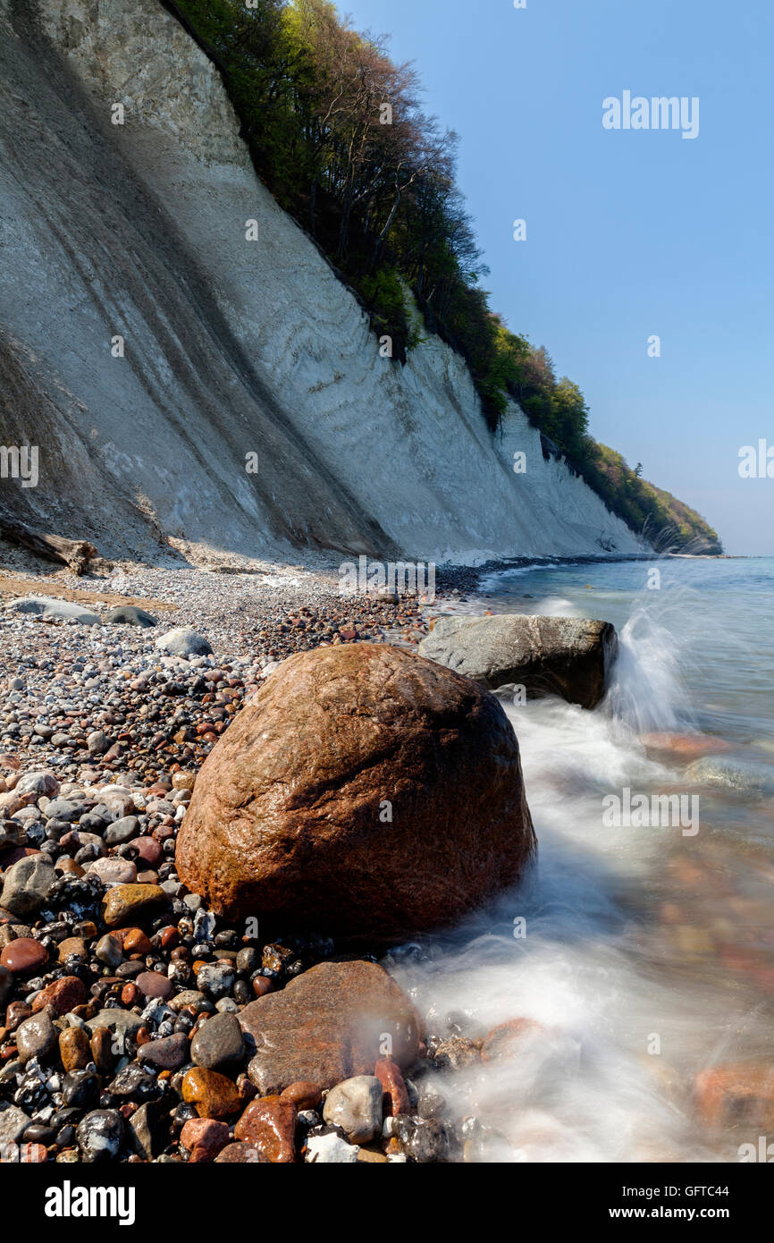 German Cliffs Chalk cliff Jasmund National Park, Rügen, Germany, Unesco World ...