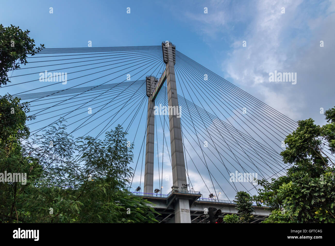 Longest Cable stayed bridge in India. The second Hooghly river bridge