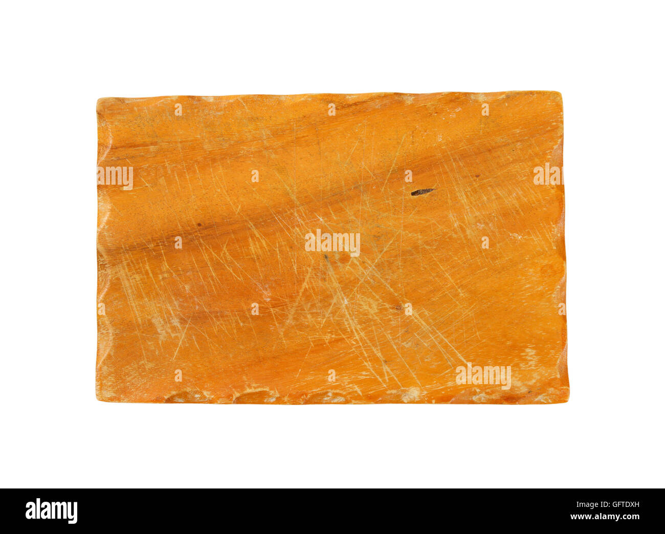 Old wooden cutting board with scratches on the surface Stock Photo Alamy