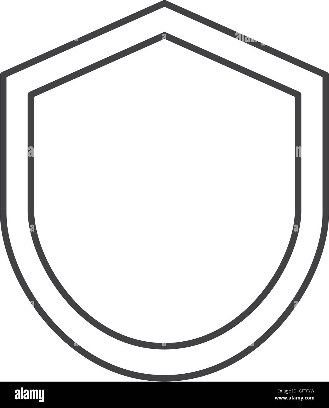 shield seal frame icon Stock Vector Image & Art - Alamy