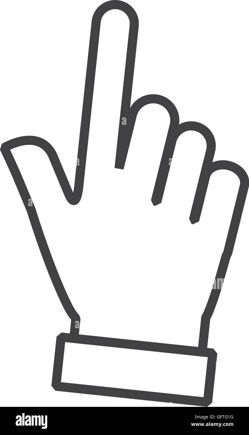 hand human user icon Stock Vector Image & Art - Alamy
