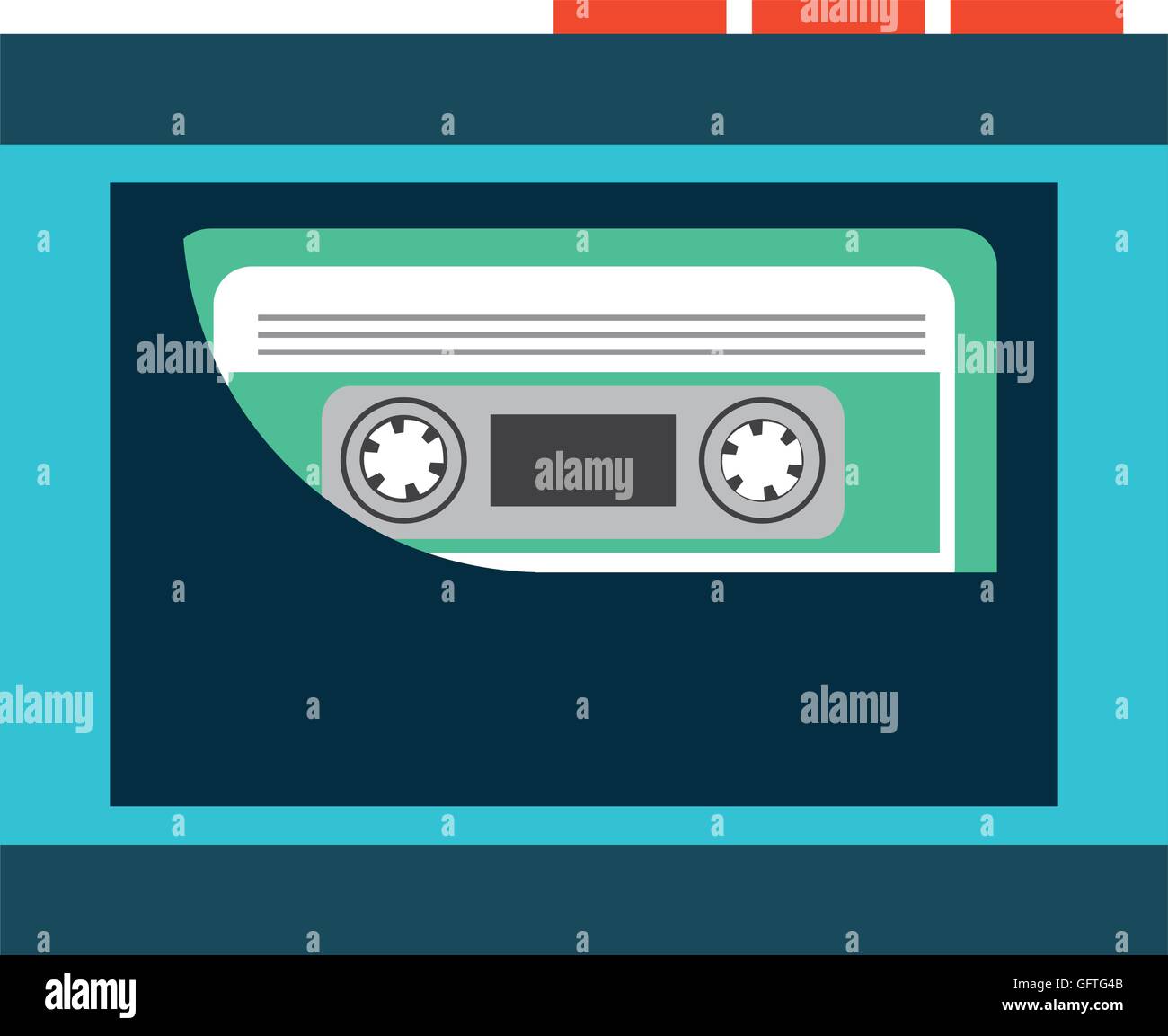 cassette music retro icon Stock Vector Image & Art - Alamy