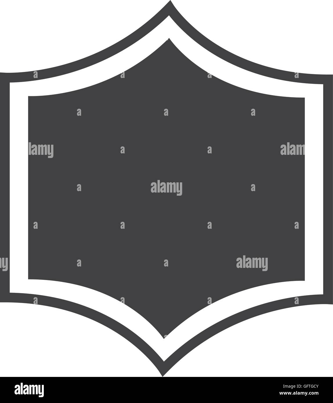 shield seal frame icon Stock Vector Image & Art - Alamy