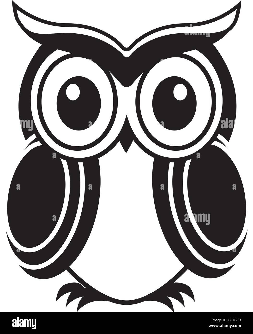 owl bird cute icon Stock Vector Image & Art - Alamy