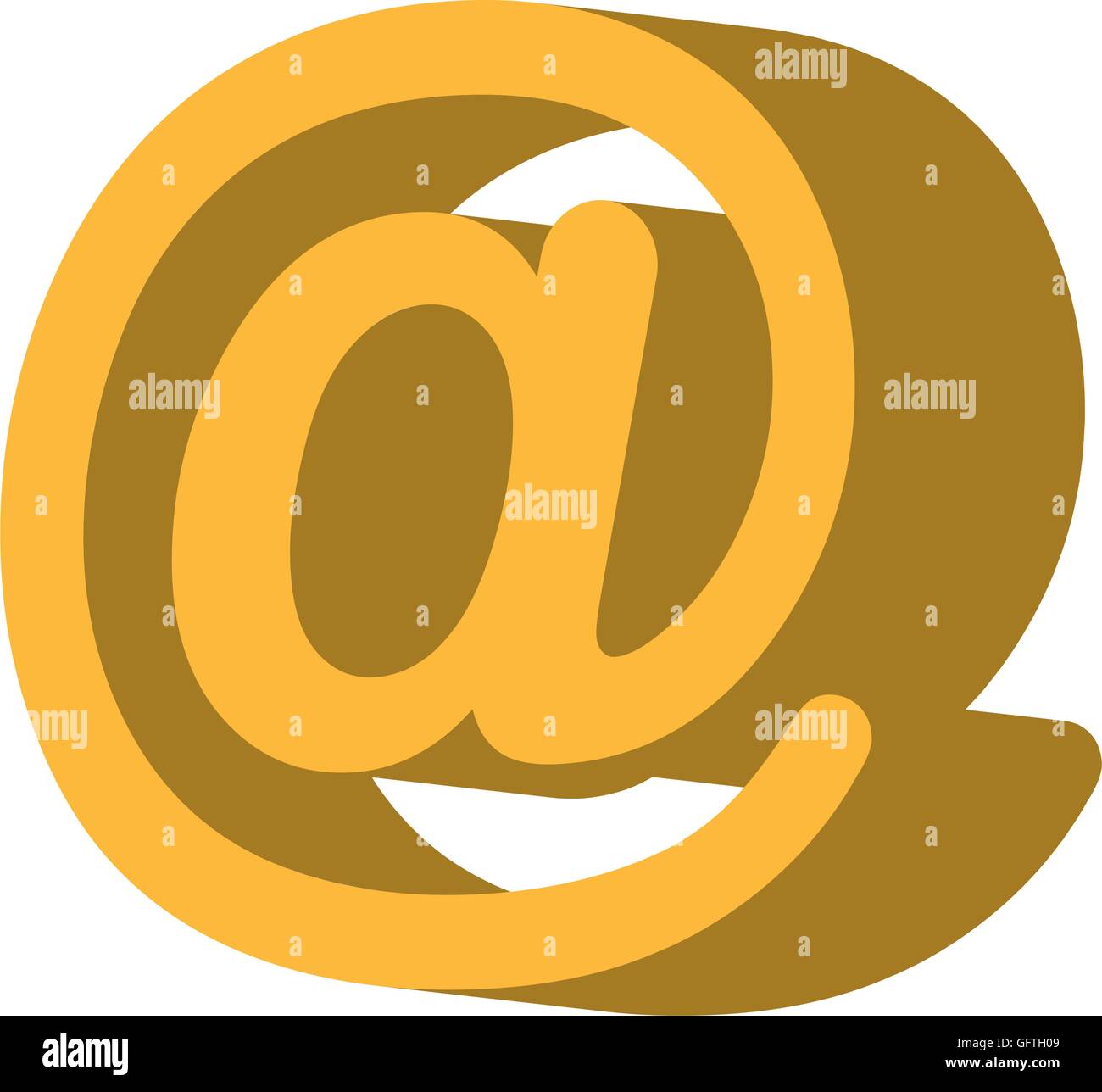 arroba symbol social icon Stock Vector Image & Art - Alamy