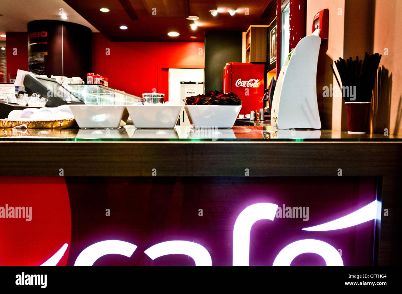 Stylish bar interior hi-res stock photography and images - Alamy