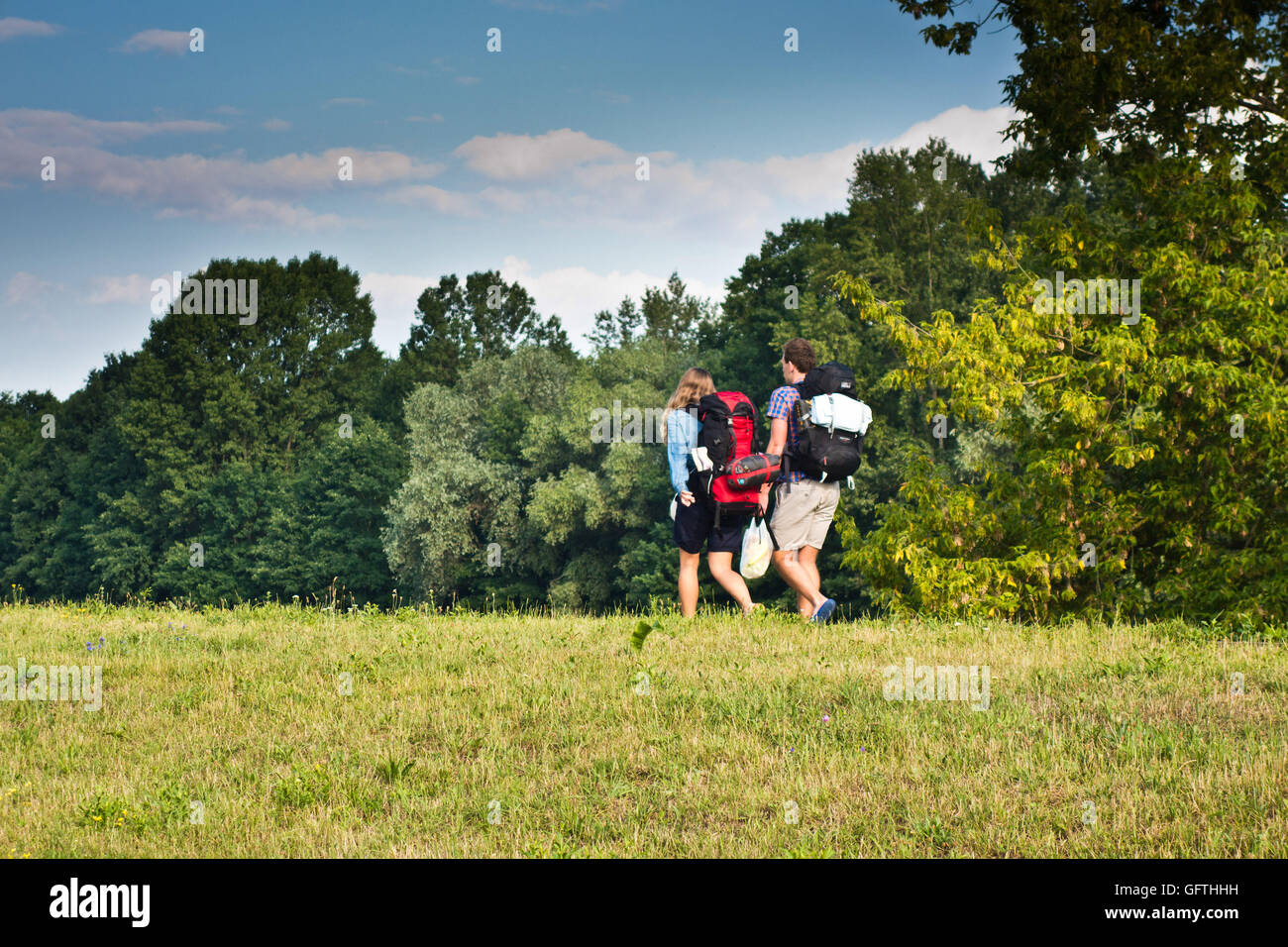 Boy woman in nature hi-res stock photography and images - Alamy