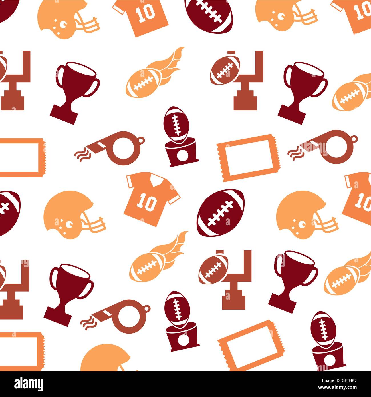 football american sport set icons Stock Vector Image & Art - Alamy