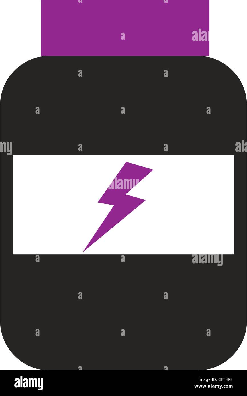protein bottle energy icon Stock Vector Image & Art - Alamy
