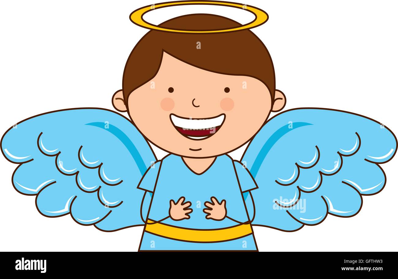 angel boy character icon Stock Vector Image & Art - Alamy