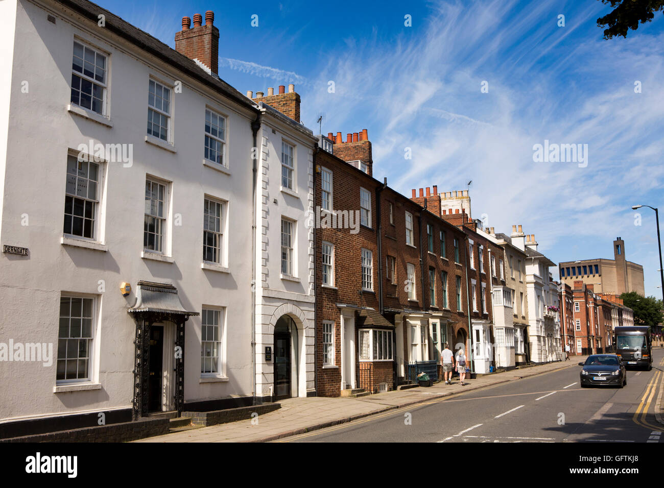 UK, England, Northamptonshire, Northampton, Derngate, row of