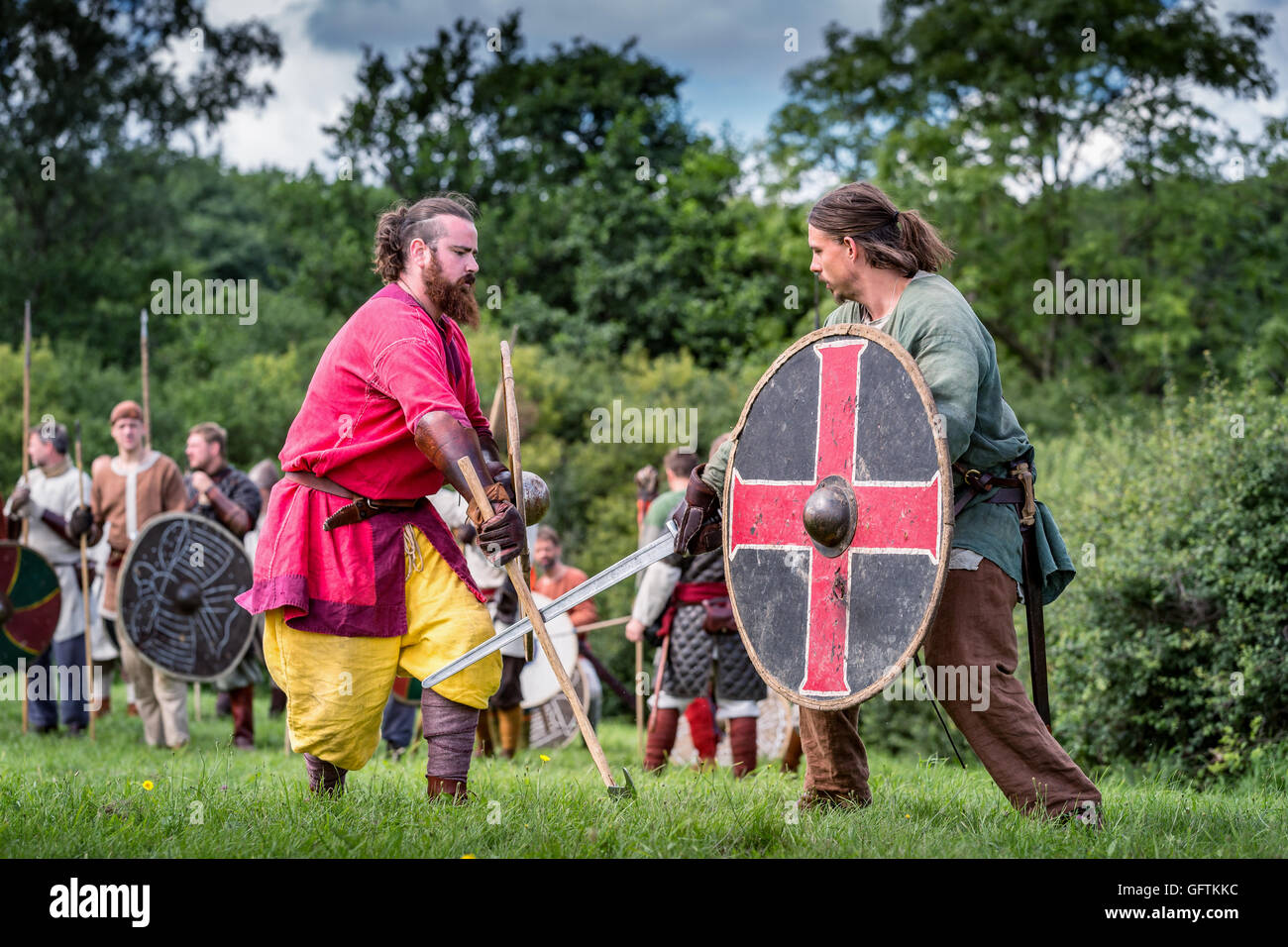 Vikings attack hires stock photography and images Alamy