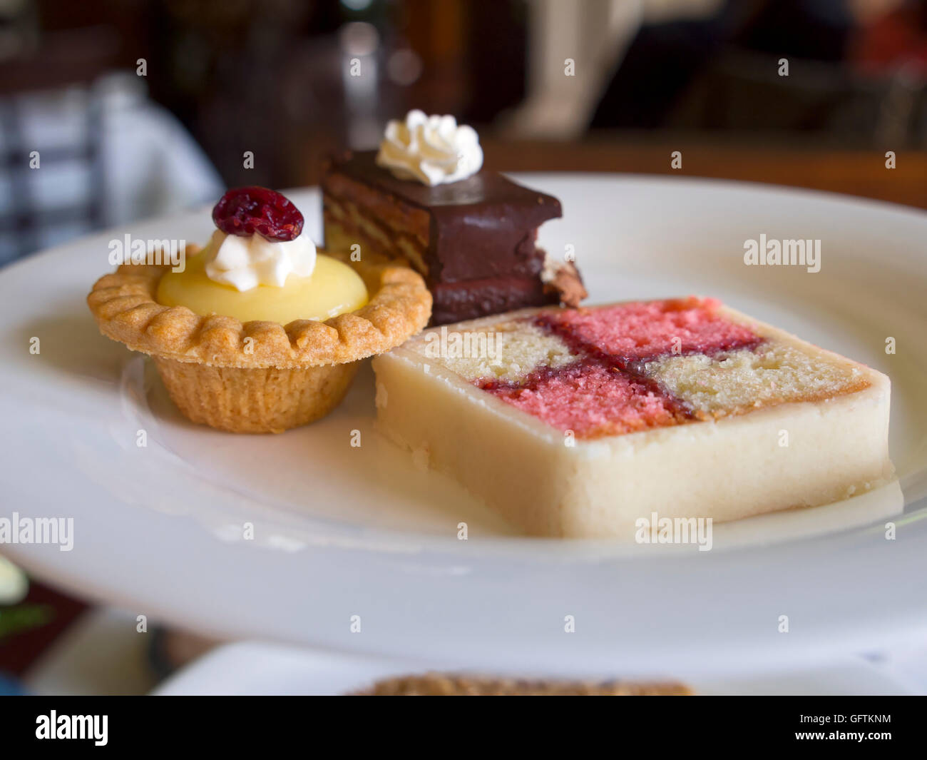Sweet pastries for Afternoon Tea Stock Photo