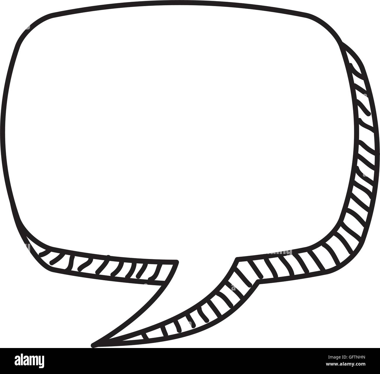 speech bubble monochrome message icon Stock Vector Image & Art - Alamy