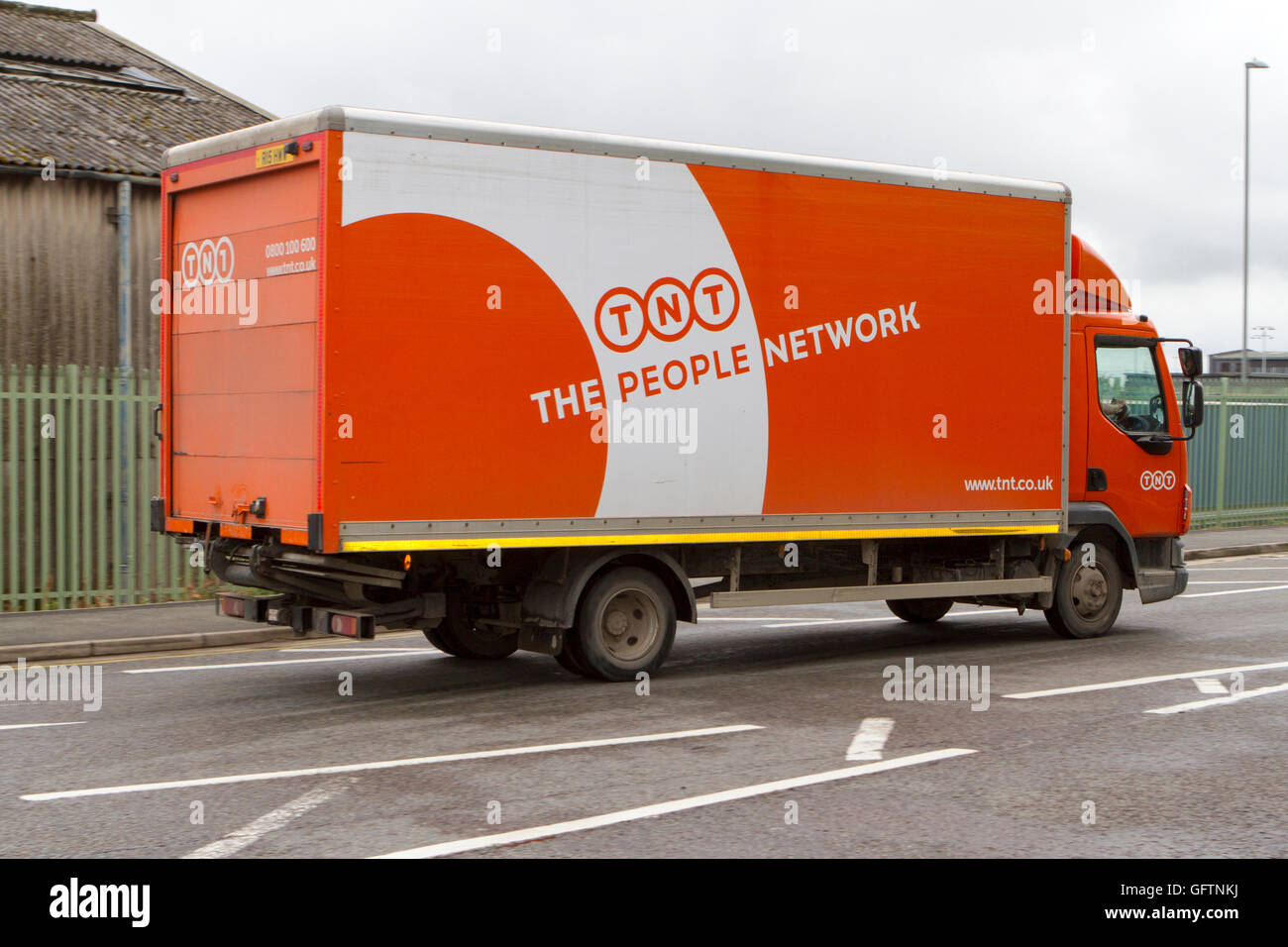 TNT delivery vehicle seen in Liverpool, Merseyside, UK Stock Photo Alamy