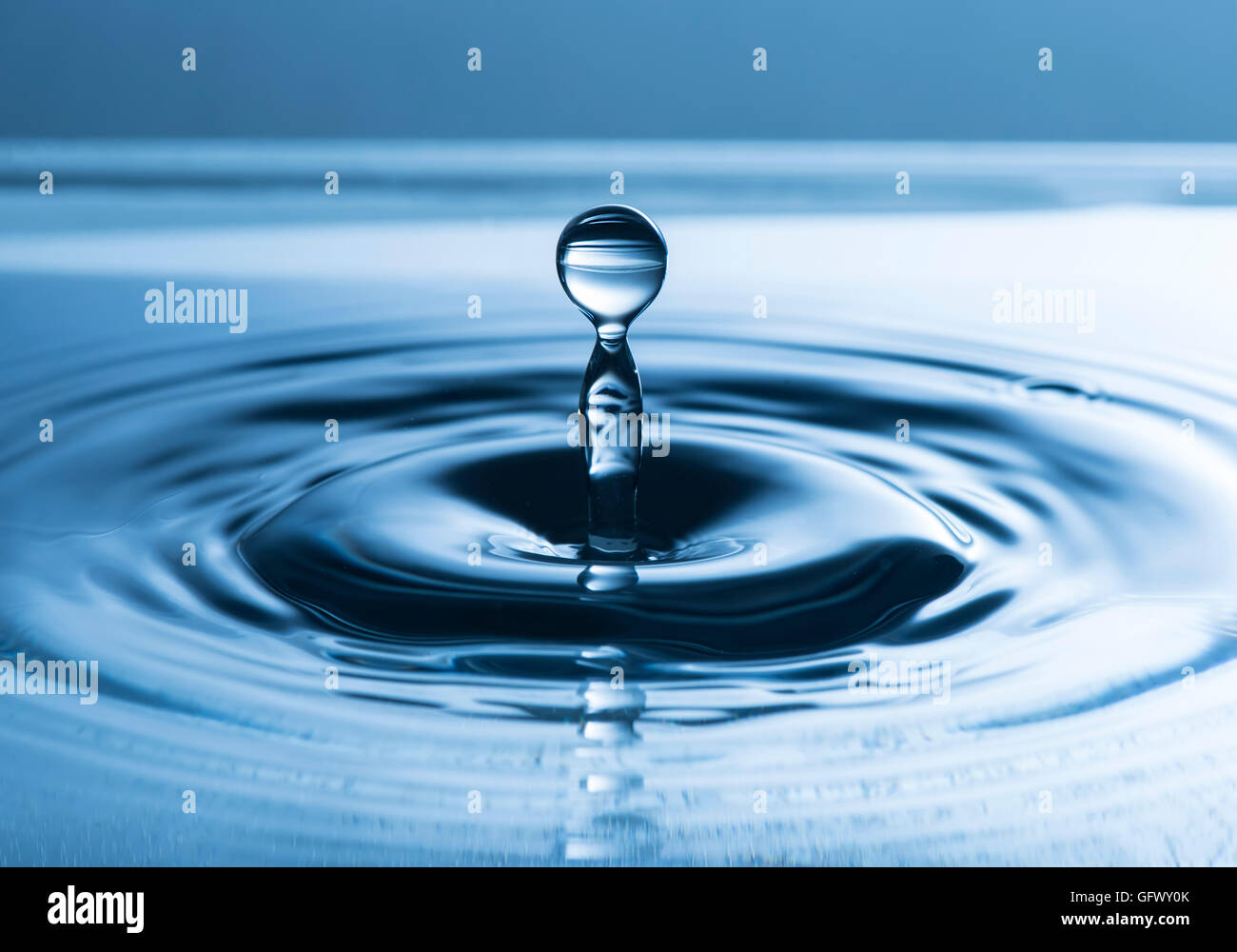 Water drop close up Stock Photo - Alamy