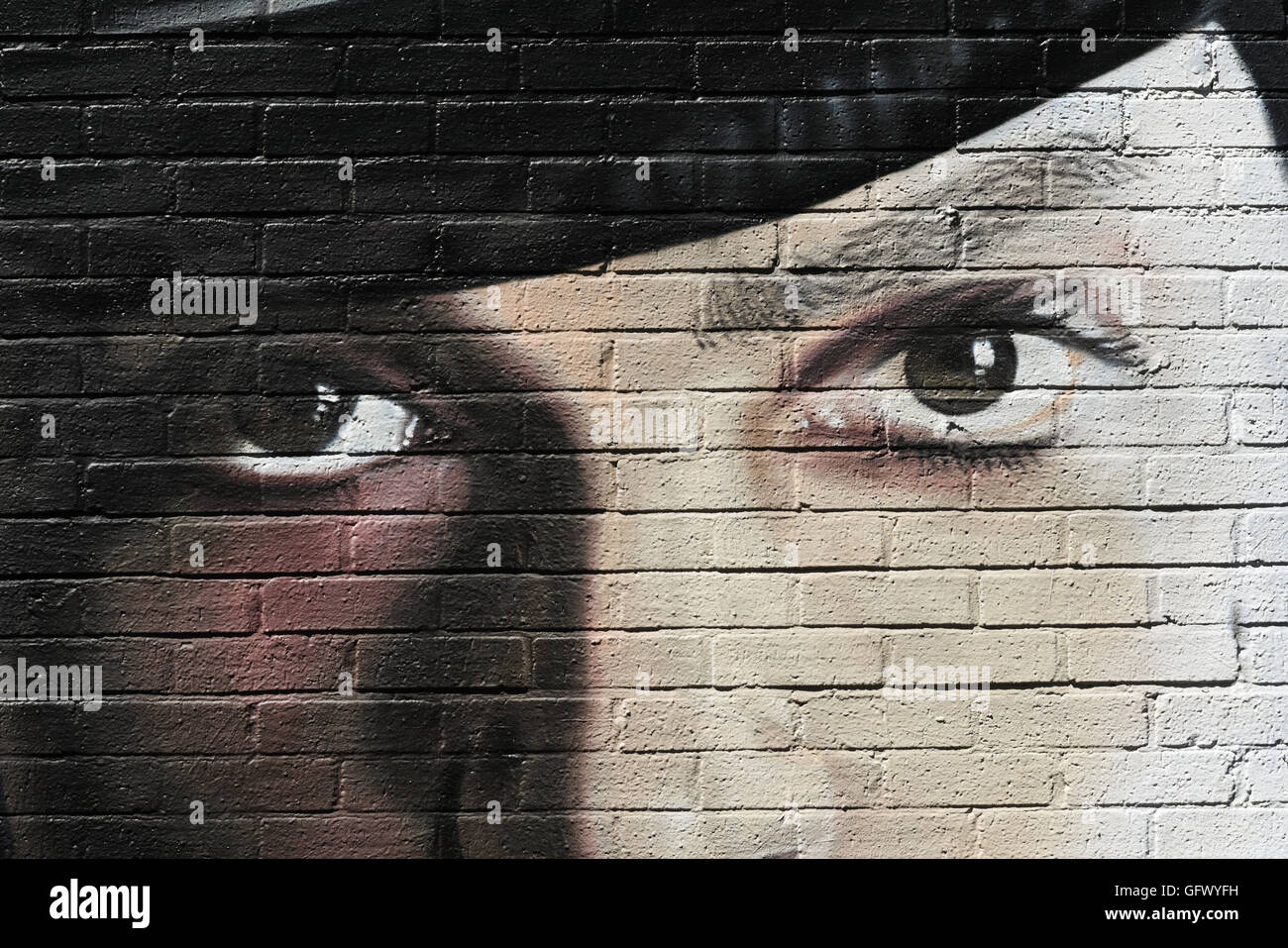 Prince Artwork by AKSE. Northern Quarter. Manchester. grafitti graffiti art Stock Photo