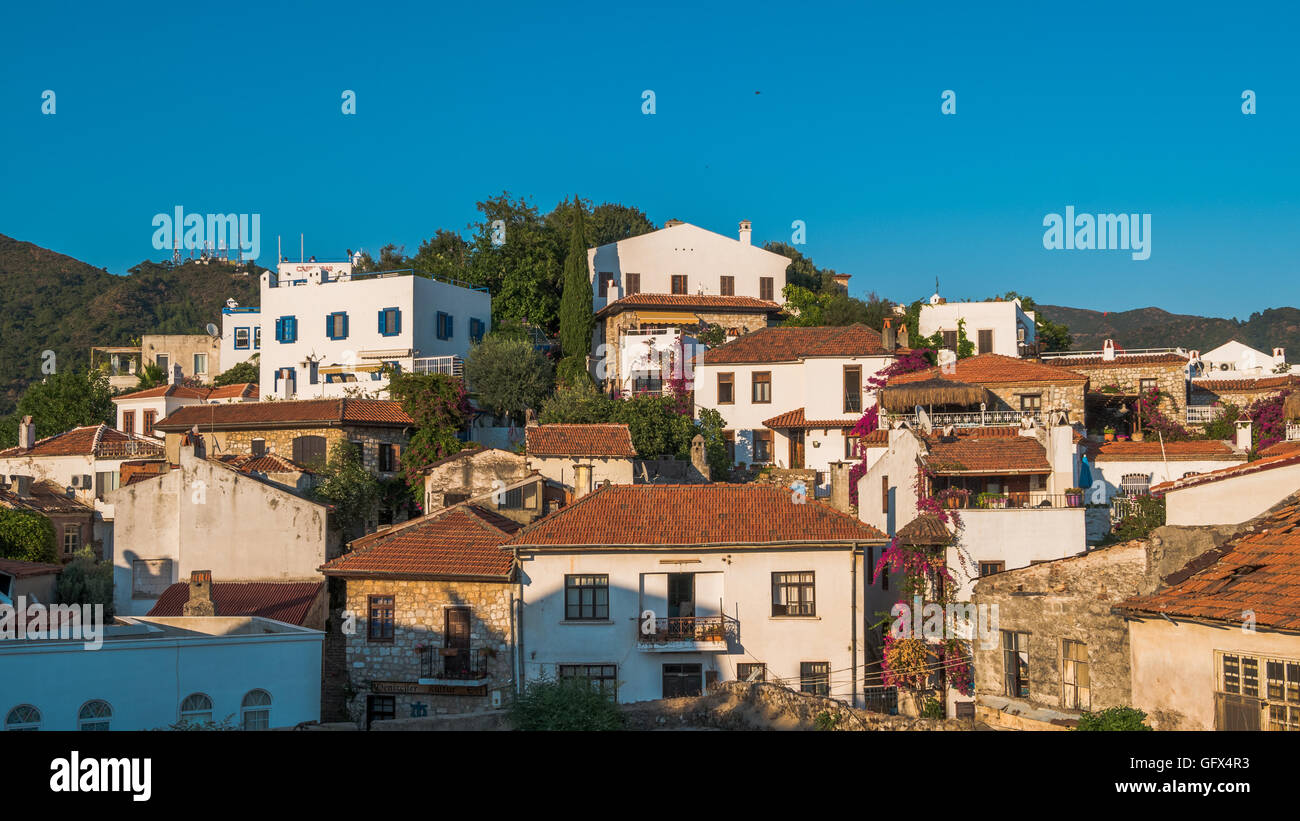 Houses in Marmaris village, Turkey Stock Photo Alamy