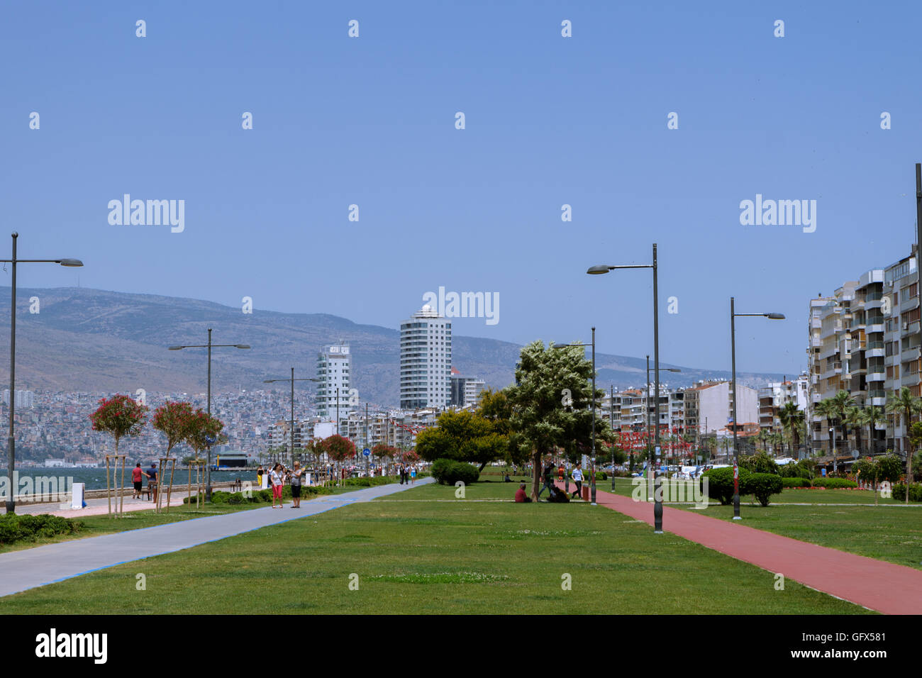 Beautiful city park in Izmir, Turkey Stock Photo - Alamy