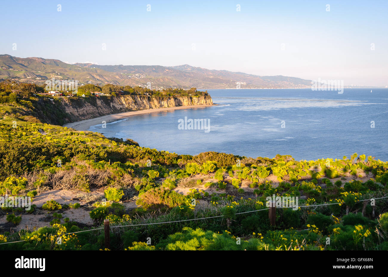 Point Dume State Beach Stock Photo