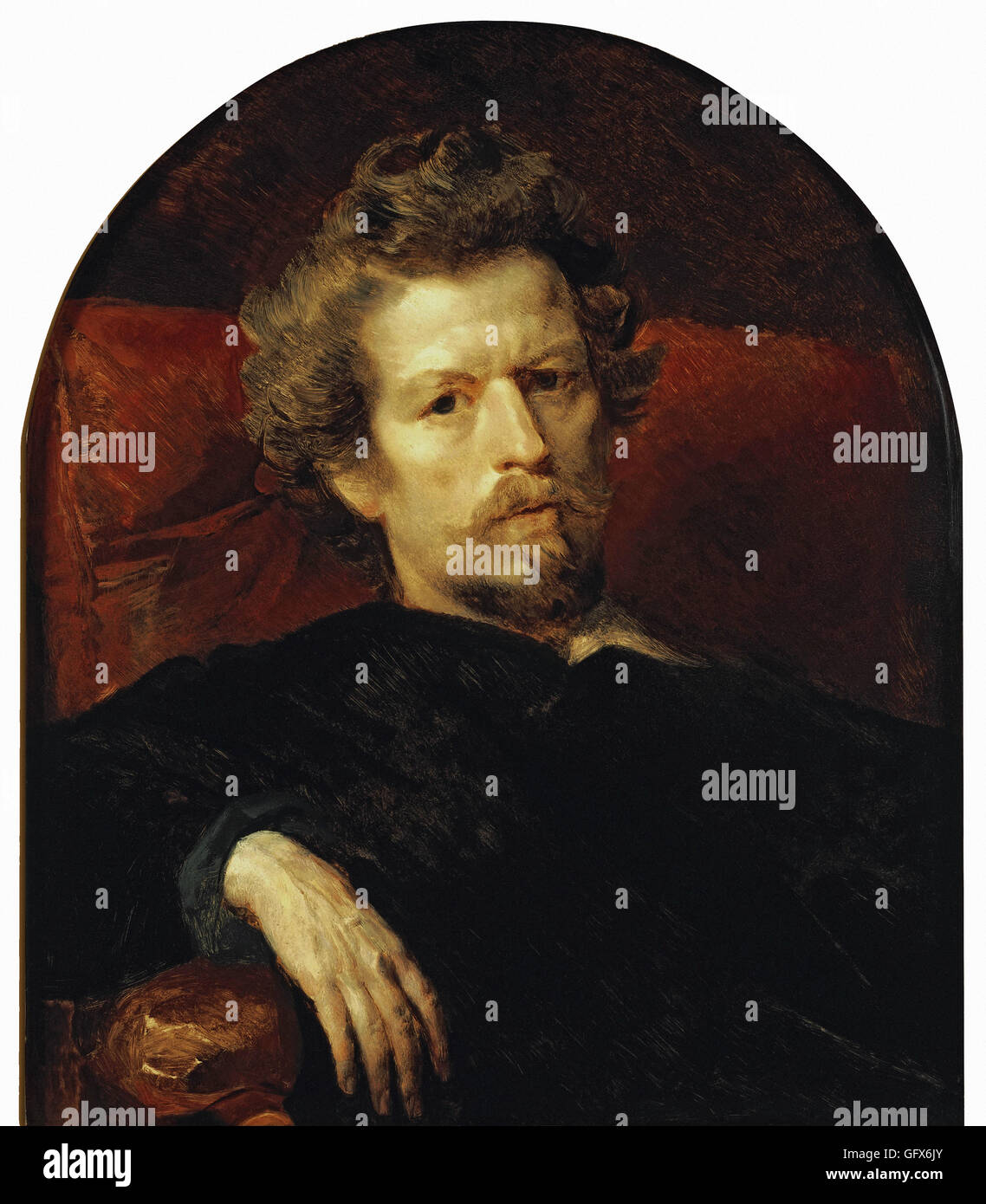 Karl Bryullov (Bryullov) - Self-Portrait Stock Photo - Alamy