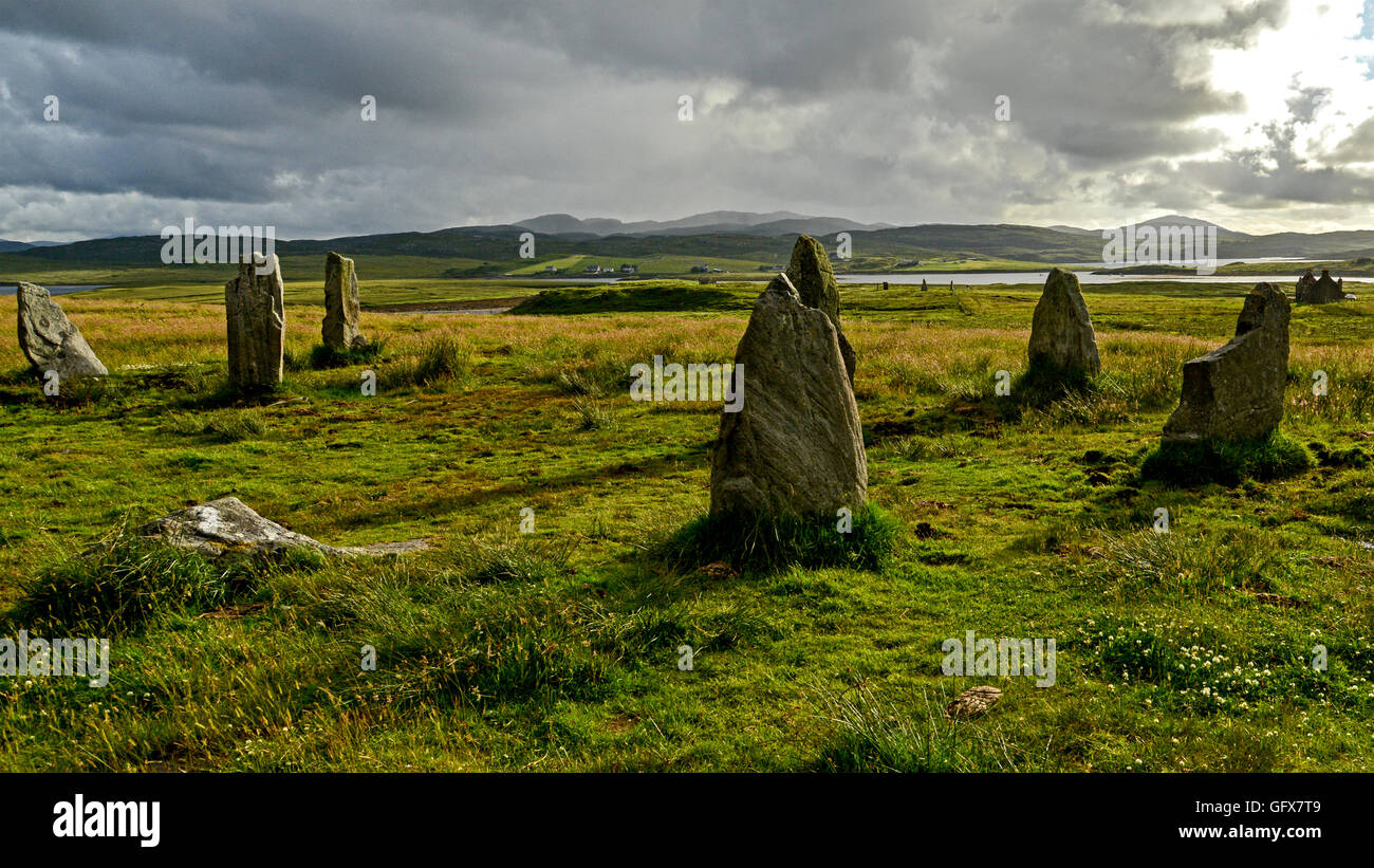 Callanish III Stone Circle Stock Photo