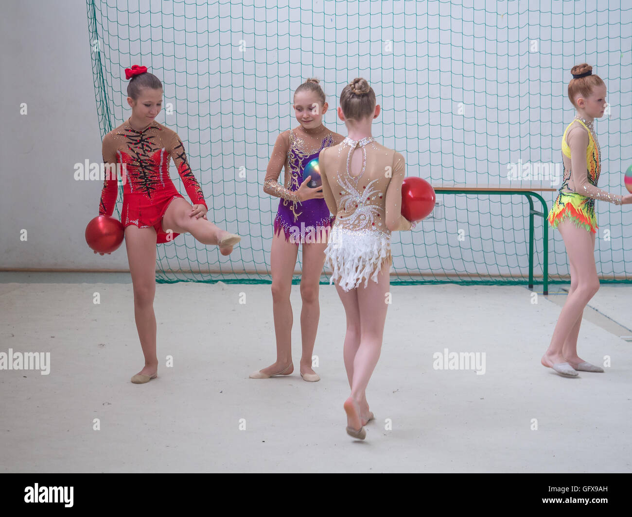 Rhythmic gymnastics poland hi-res stock photography and images - Alamy