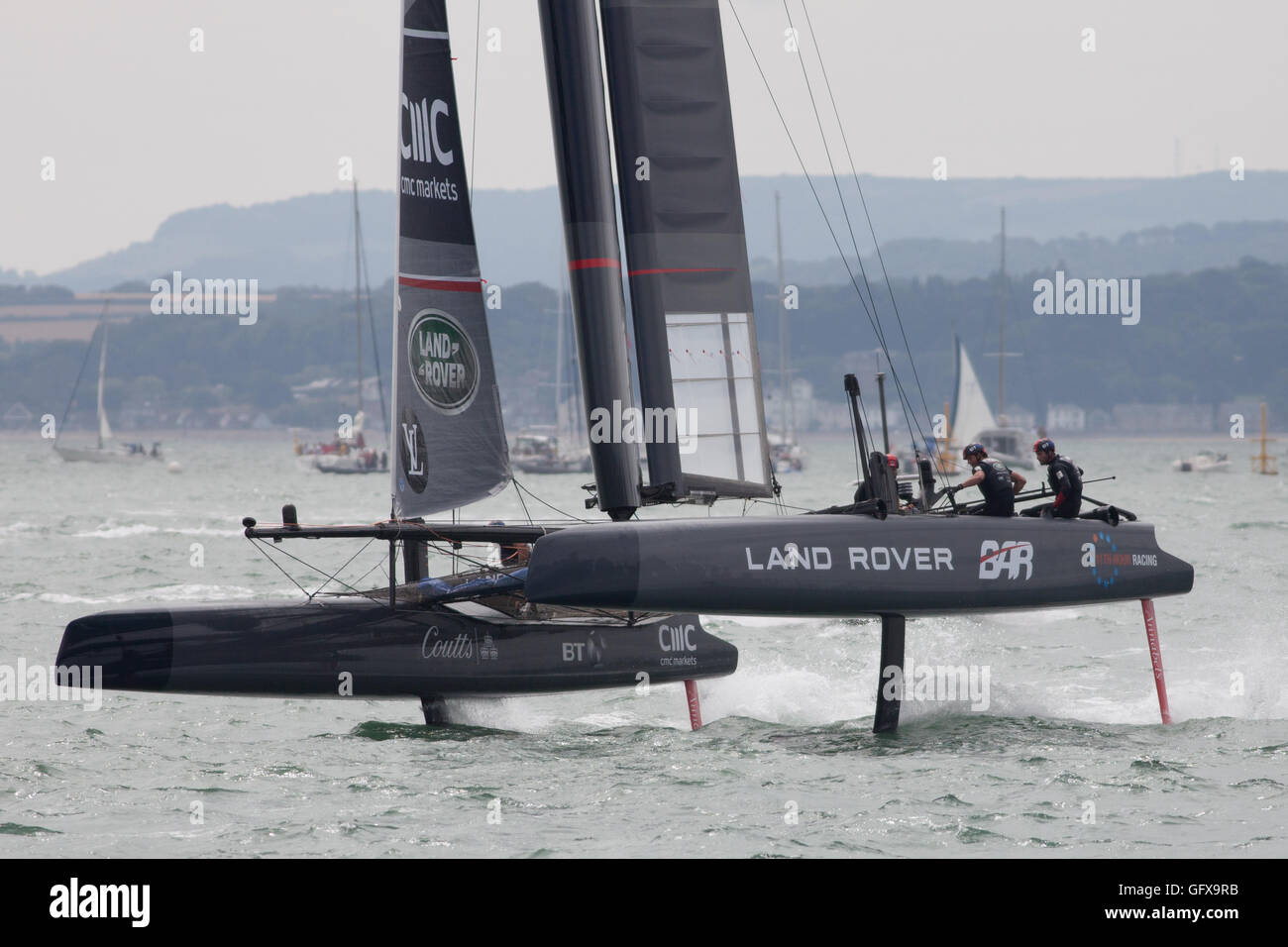 Land Rover Sailing Event World series sailing hi-res stock photography and images - Alamy