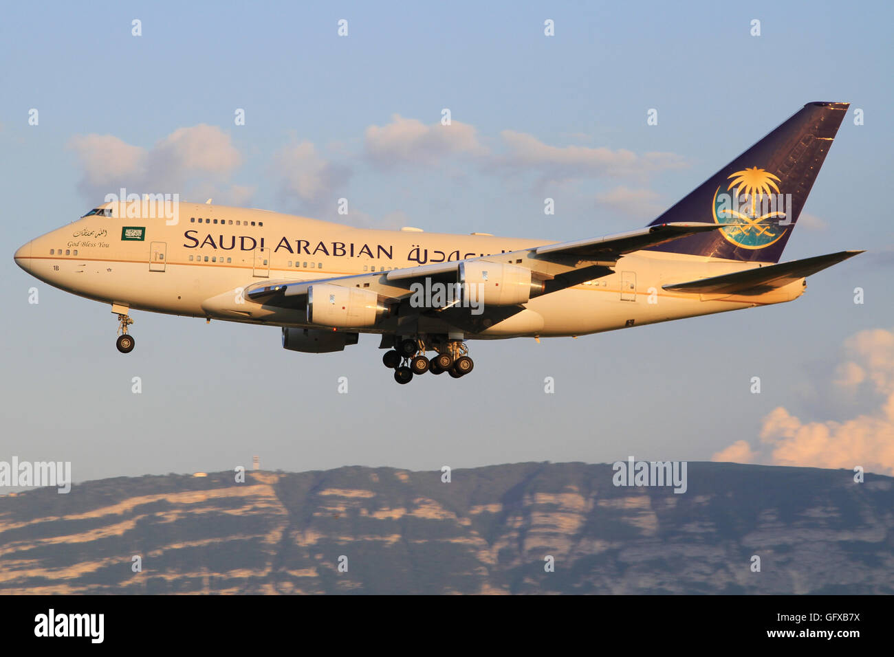 Qatar Amiri Flight Boeing 747-8 With The Aircraft