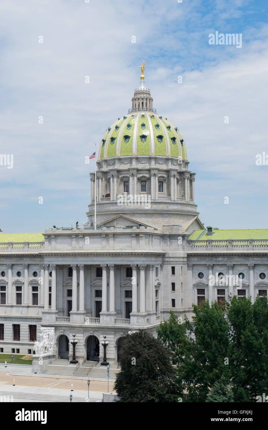 Capitol Building Harrisburg, Pennsylvania Stock Photo