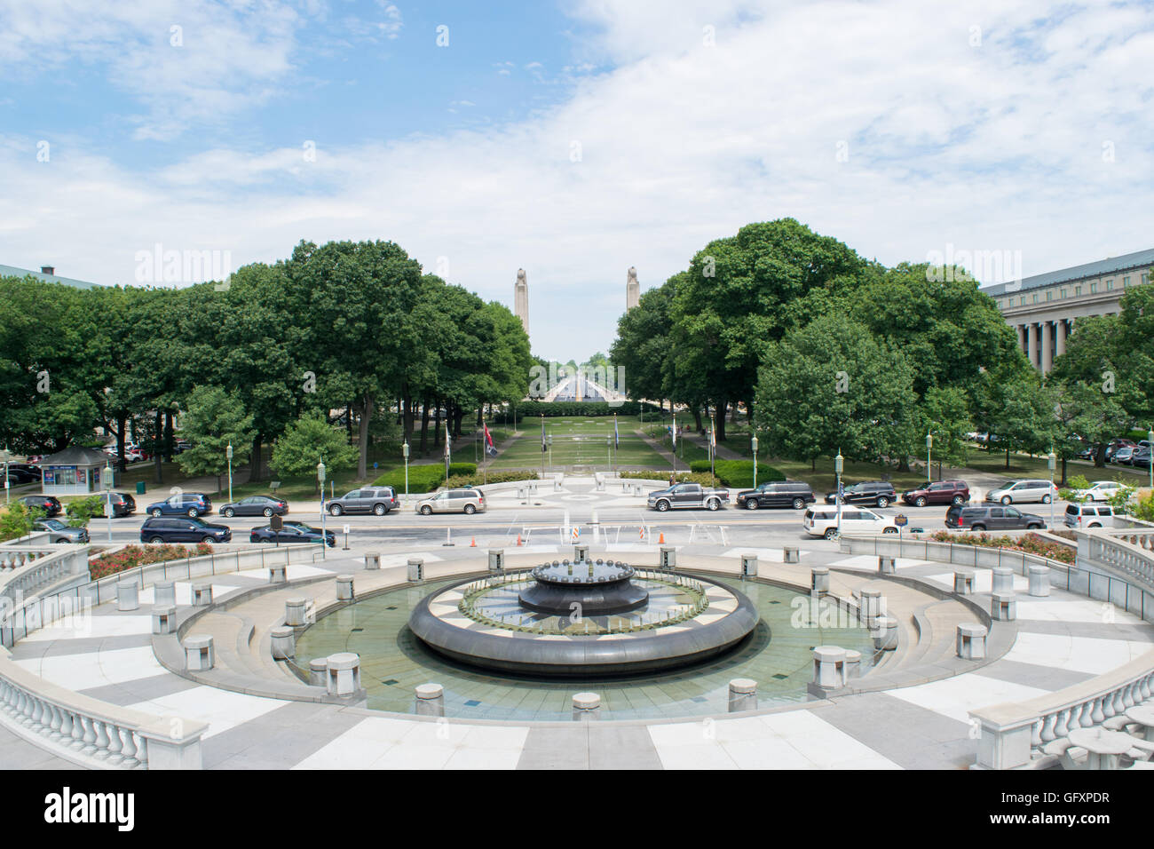Soldiers' and Sailors Grove Memorial in Harrisburg, Pennsylvania Stock