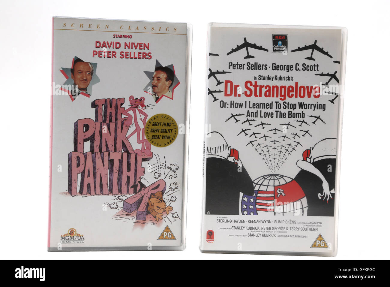Videos The Pink Panther And Dr Strangelove Stock Photo