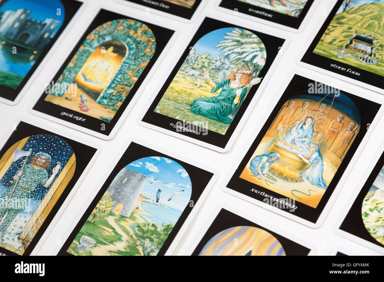 tarot cards Stock Photo