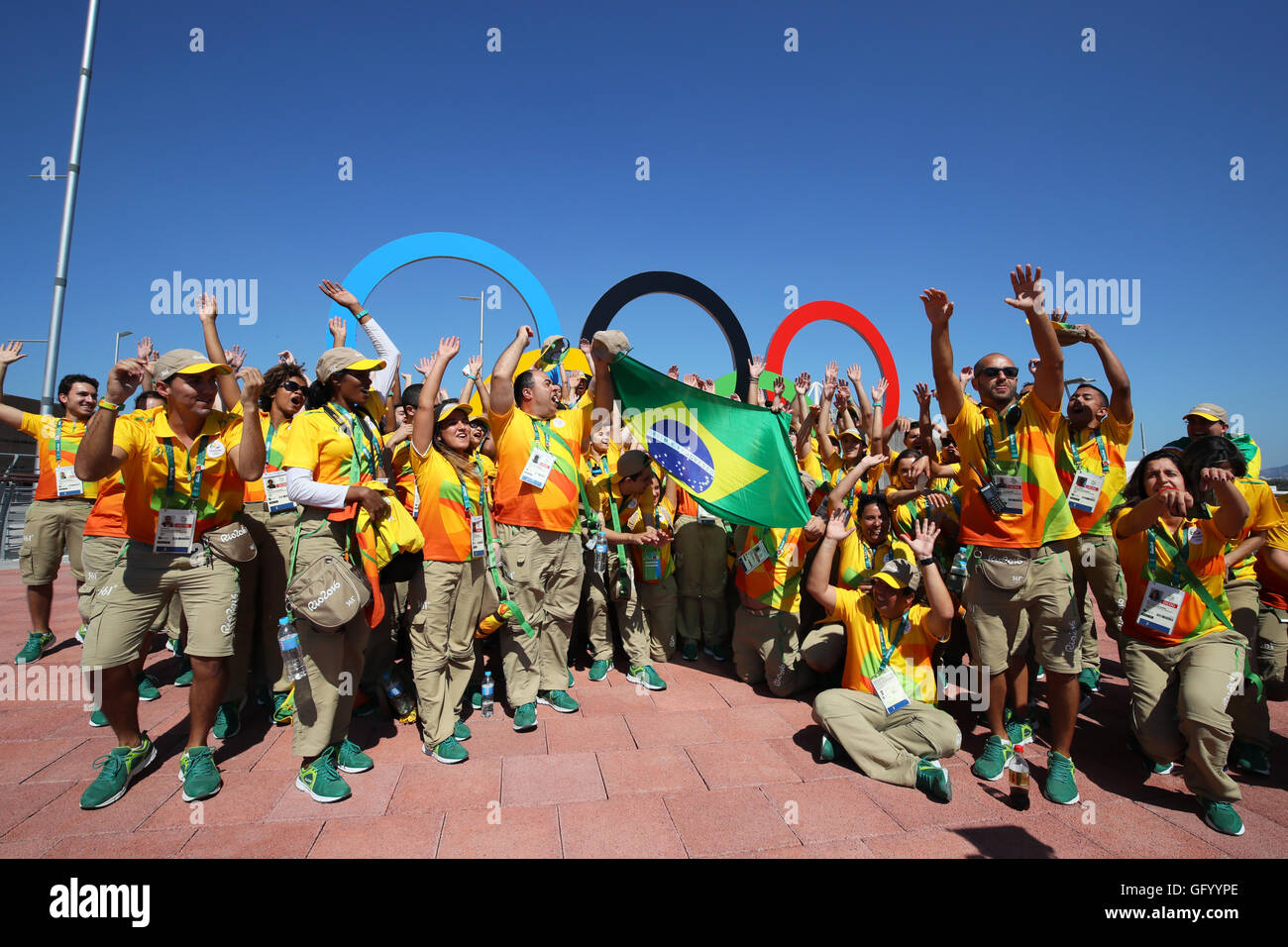 Volunteers AUGUST 1 2016 The Rio 2016 Olympic Games In Rio De Volunteers AUGUST 1 2016 The Rio 2016 Olympic Games In Rio De