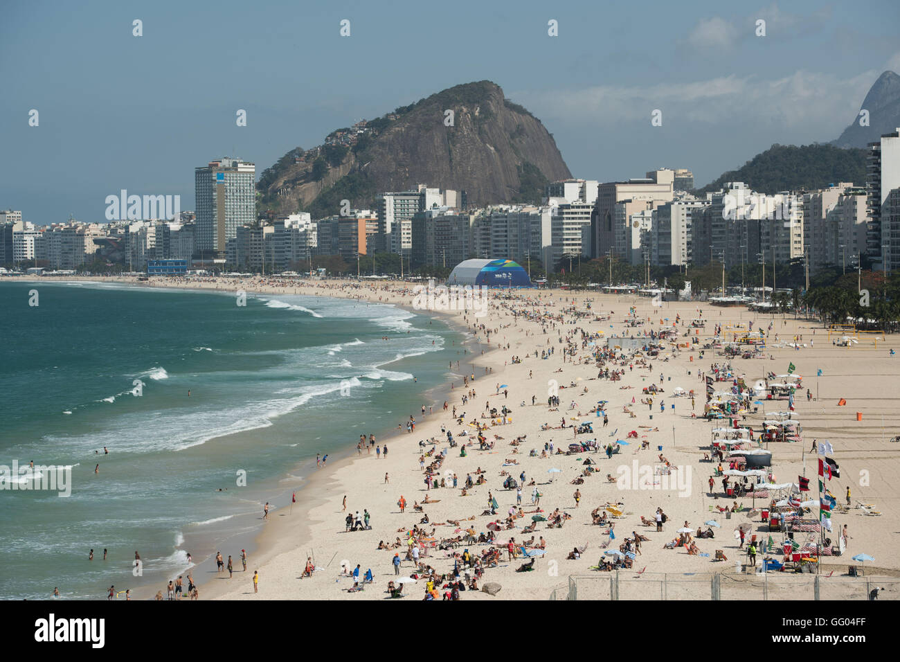 Sunbathers copacabana beach hires stock photography and images Alamy
