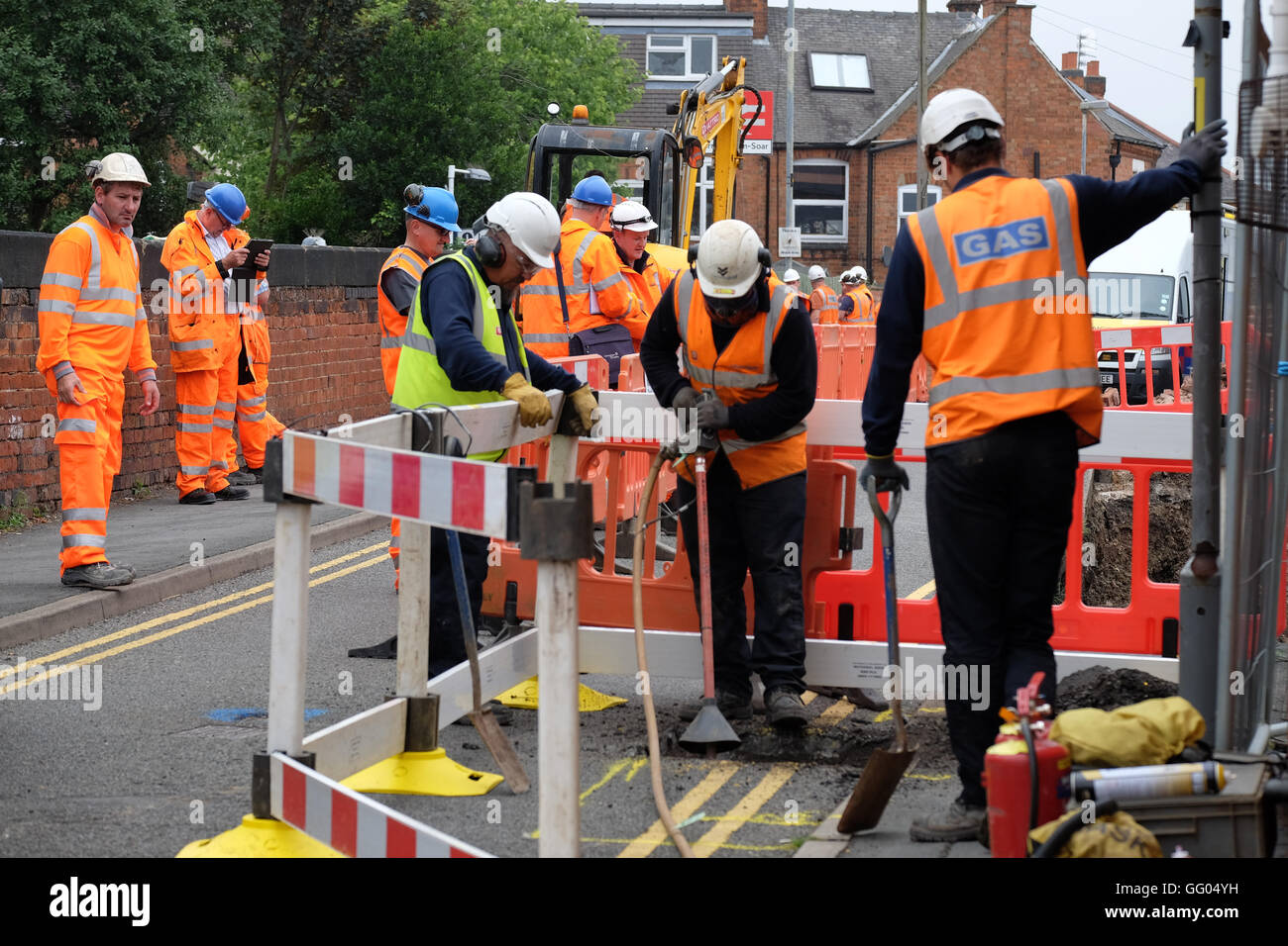 Network rail are at the scene of a bridge collapse in grove road barrow