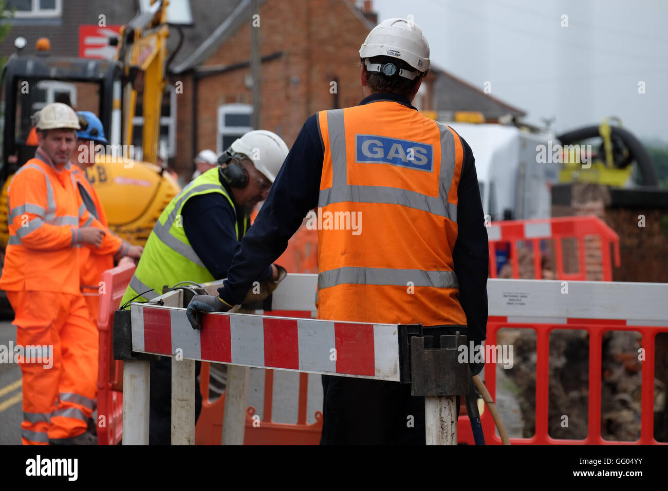 Network rail are at the scene of a bridge collapse in grove road barrow