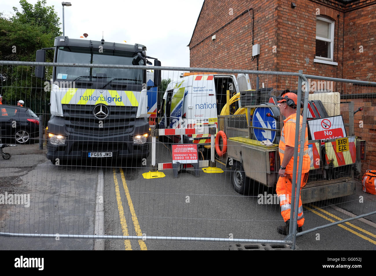 Network rail are at the scene of a bridge collapse in grove road barrow