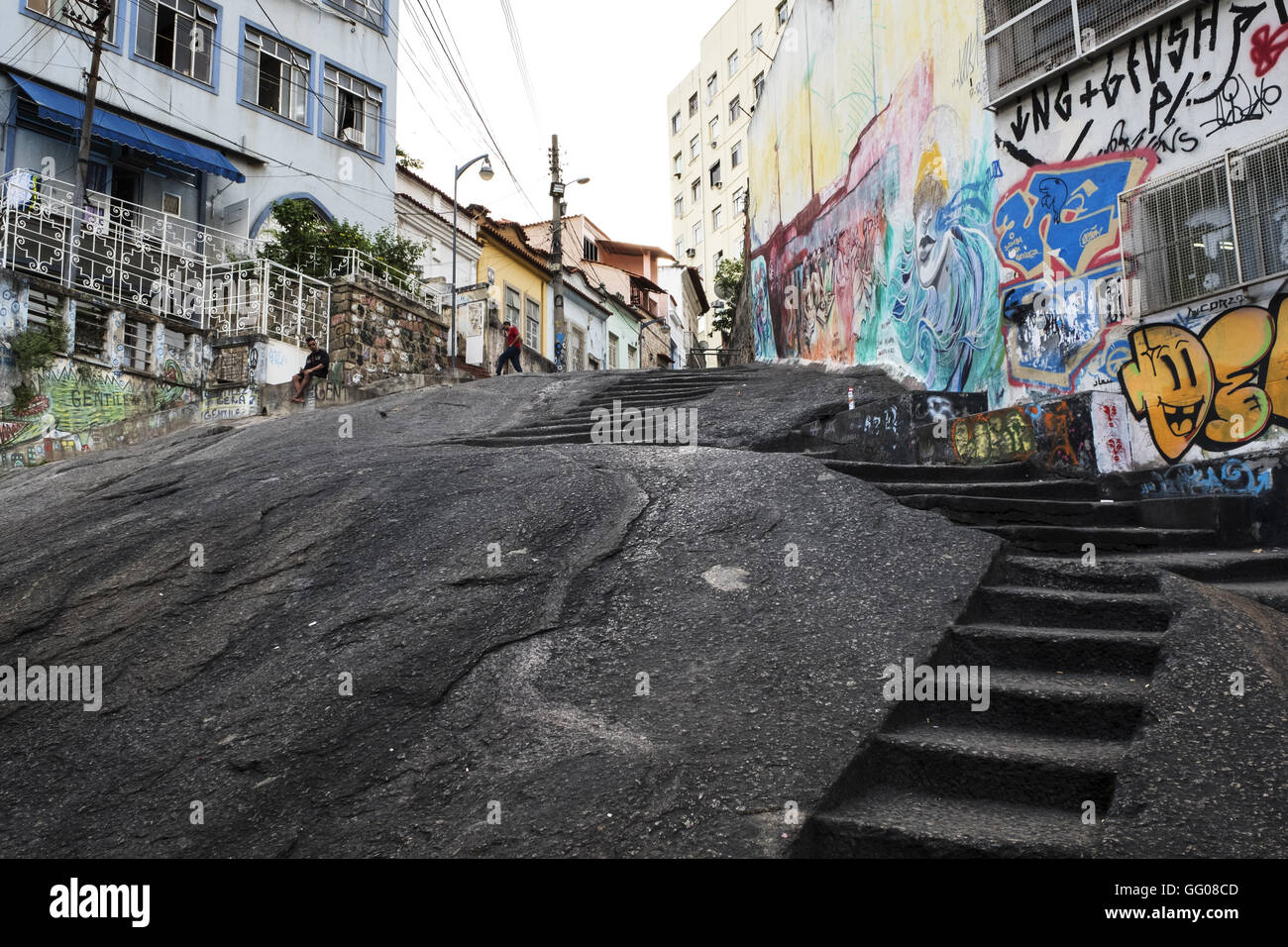 Rio de Janeiro, Brazil. 07th July, 2016. Pedra do Sal - stone of salt ...
