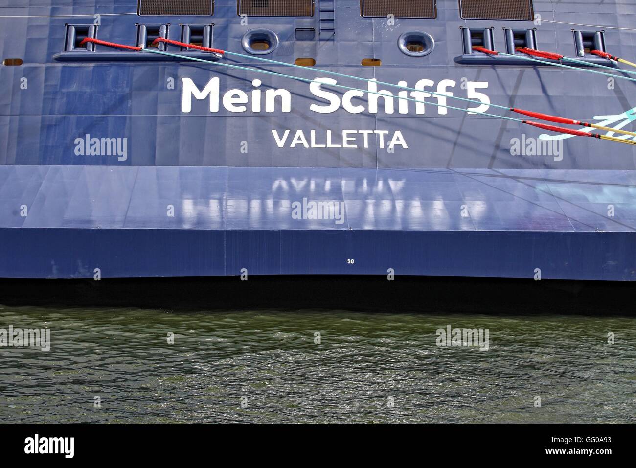 Gdynia Poland 3rd August 2016 General View Of Mein Schiff