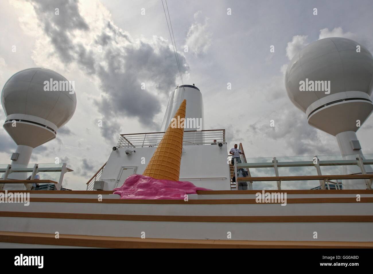 Cruise Ship Mein Schiff Deck Stock Photos Cruise Ship Mein