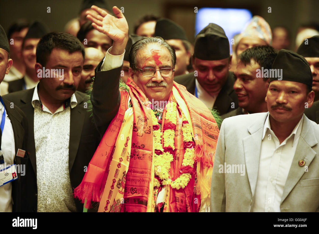 August 3, 2016 Kathmandu, Nepal Newly appointed 39th Prime Minister