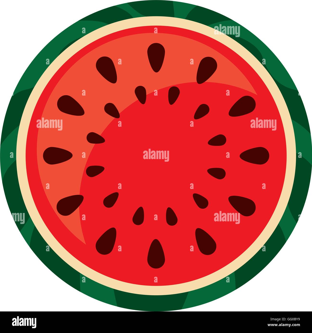 watermelon fresh fruit icon Stock Vector Image & Art - Alamy