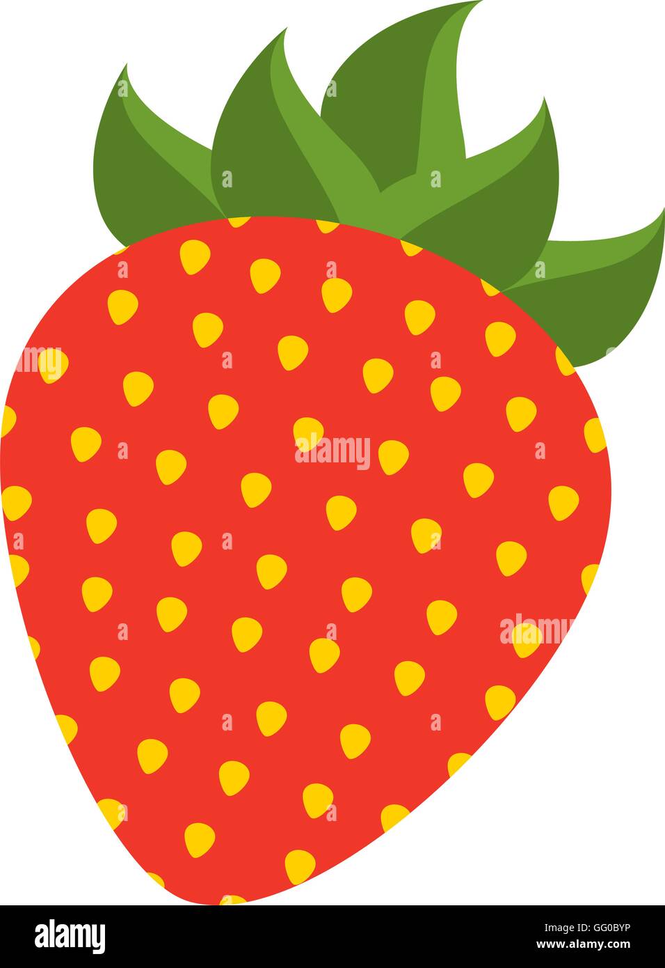 strawberry fresh fruit icon Stock Vector Image & Art - Alamy
