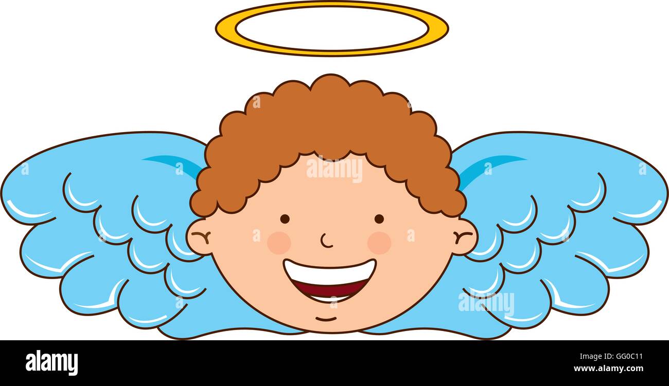 angel boy character icon Stock Vector Image & Art - Alamy