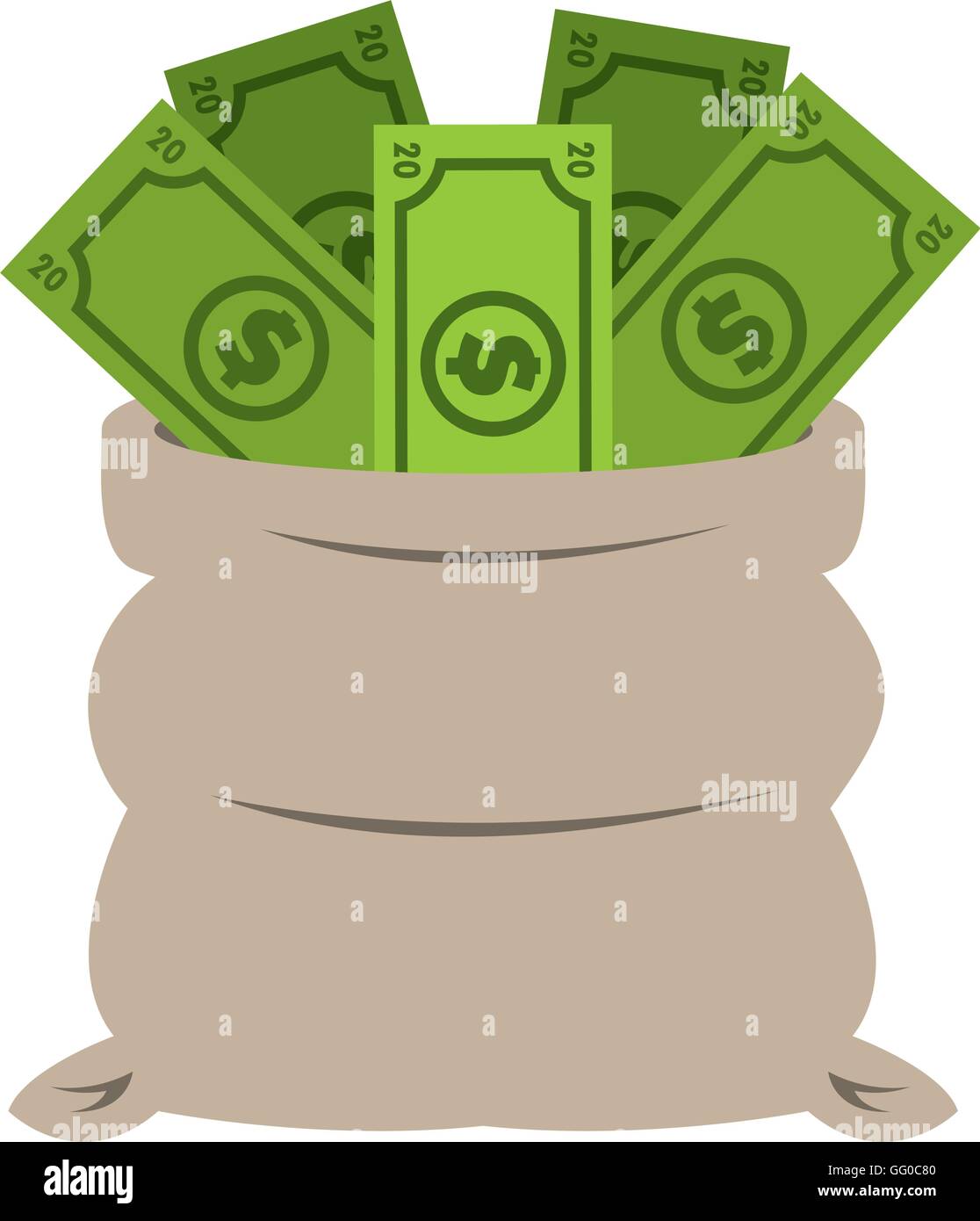 money bag economy icon Stock Vector Image & Art - Alamy