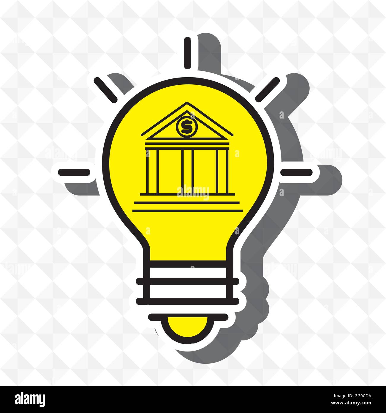idea bulb bank icon Stock Vector Image & Art Alamy